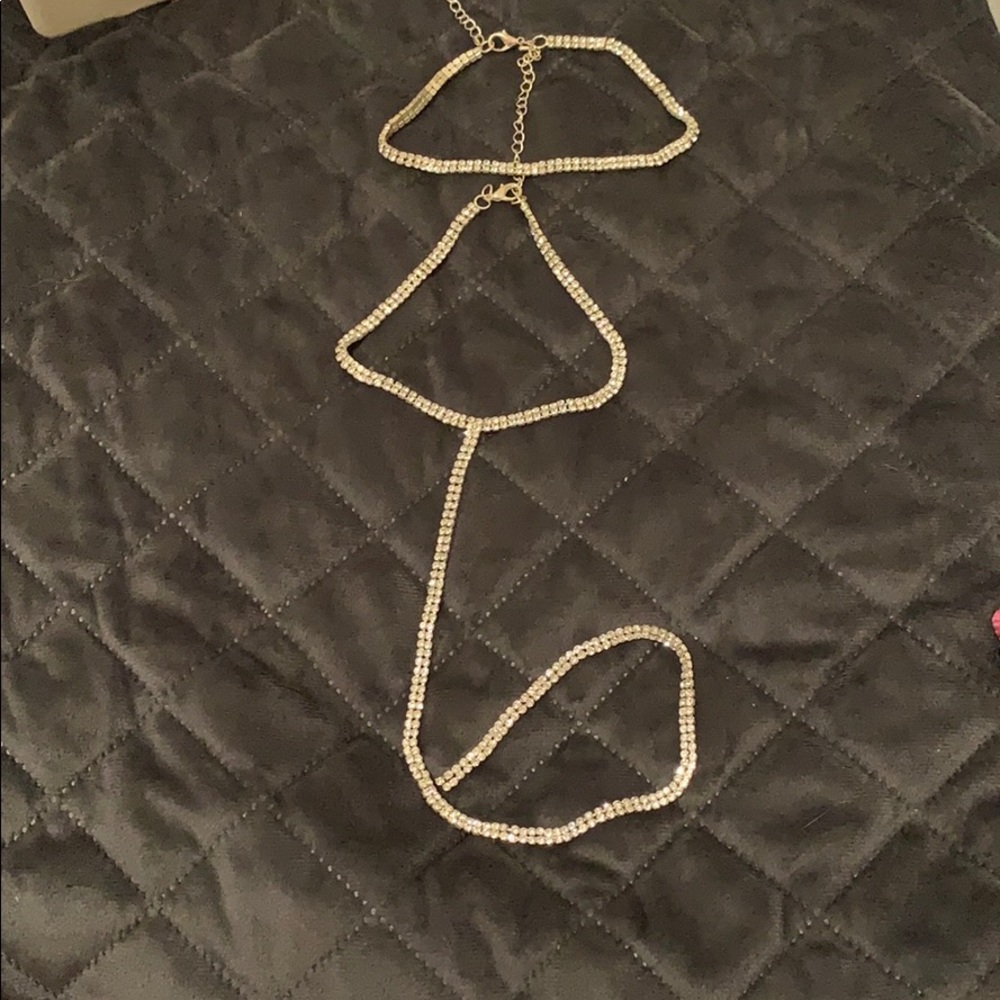 two piece choker necklace